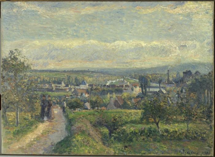 Camille Pissarro Vue de Saint-Ouen-l Aumone oil painting picture